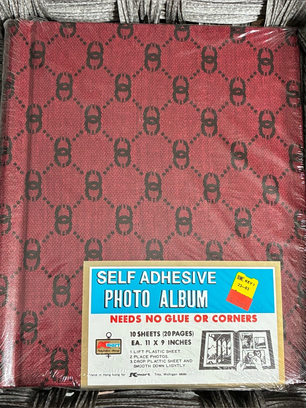 *BRAND NEW* Vintage 1980’s Kmart Photo Album 20 Self Adhesive Pages